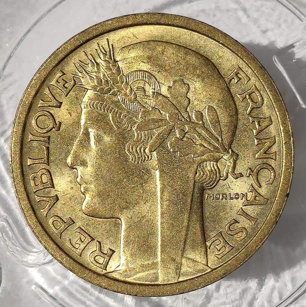 monnaies monde france 2 francs 1935 ms63