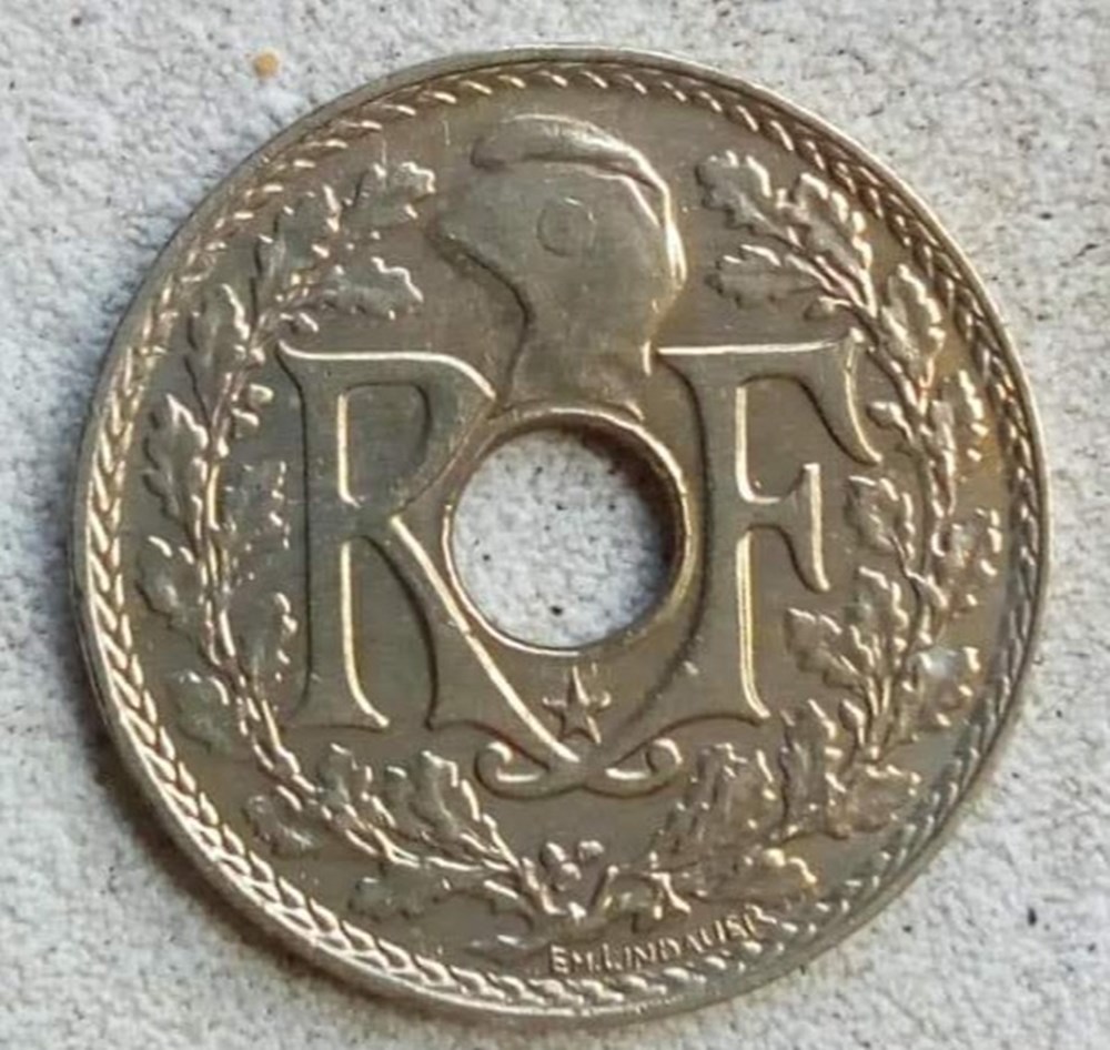 monnaies monde france 5 centimes 1938 etoile
