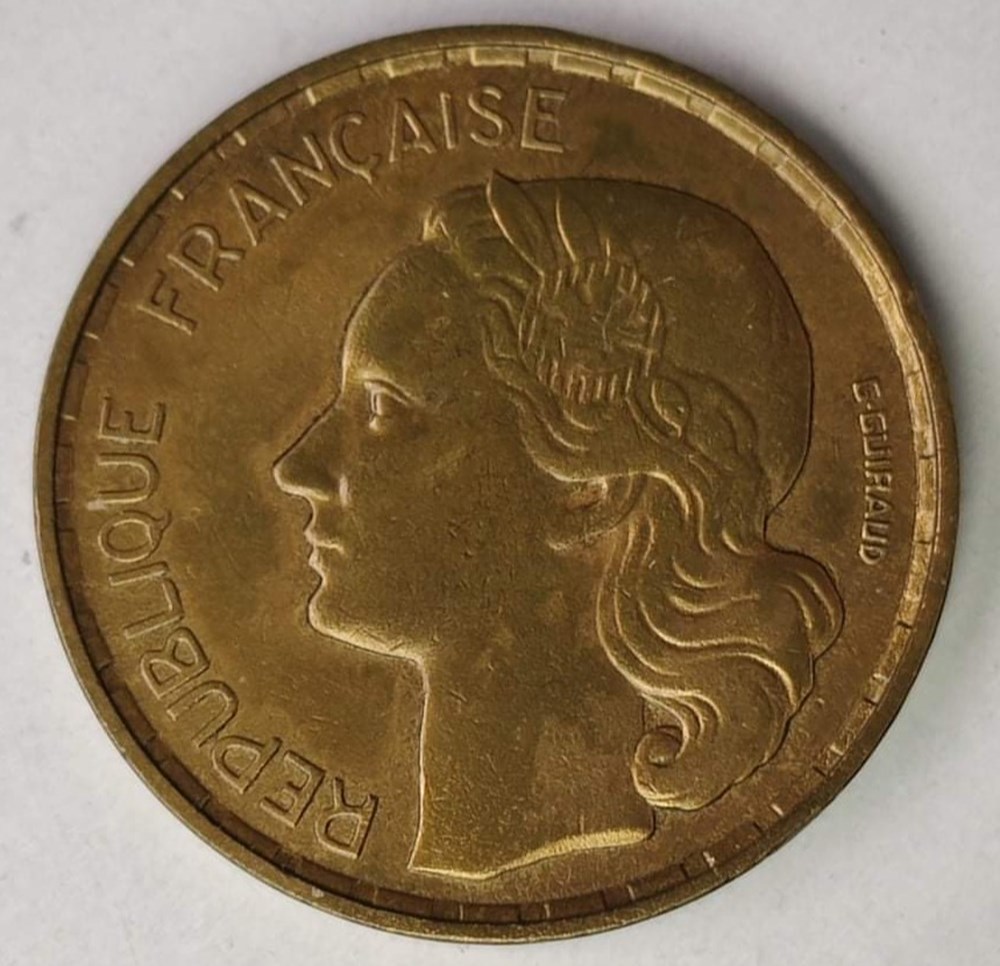 50 francs 1950 monnaies monde france 50 francs 1950