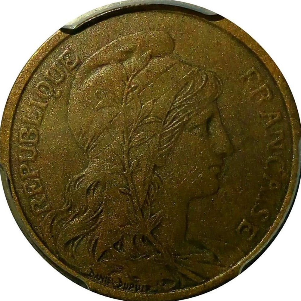 2 centimes 1900 flan mat MS63 monnaies monde france 2 centimes 1900 flan mat ms63