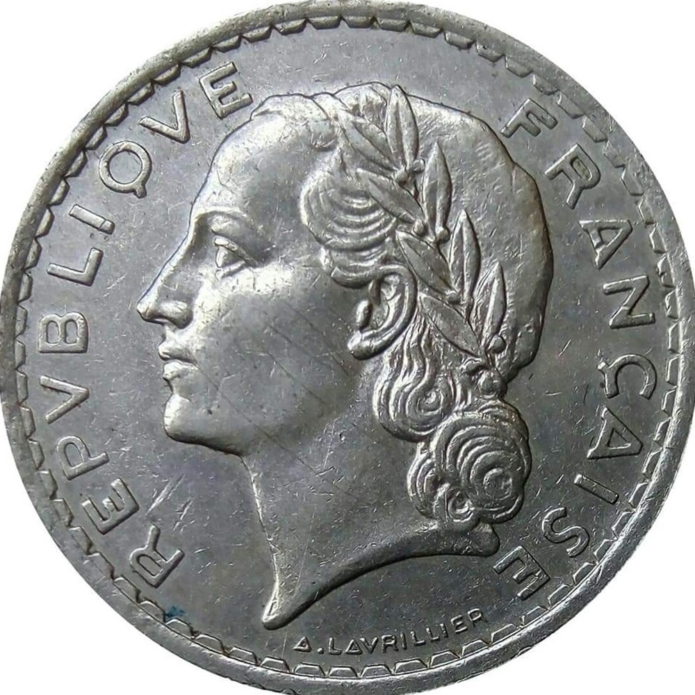 5 francs 1936 monnaies monde france 5 francs 1936