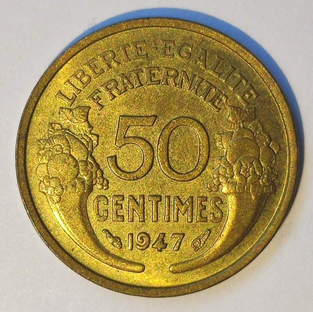 monnaies monde france 50 centimes 1947