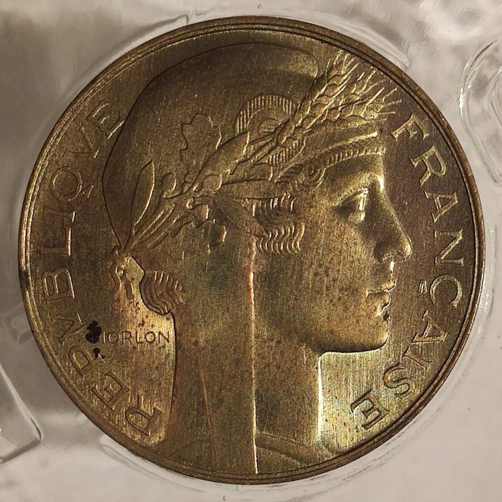 1 franc épreuve CDC/Morlon cupro aluminium monnaies monde france 1 franc epreuve cdc morlon cupro aluminium