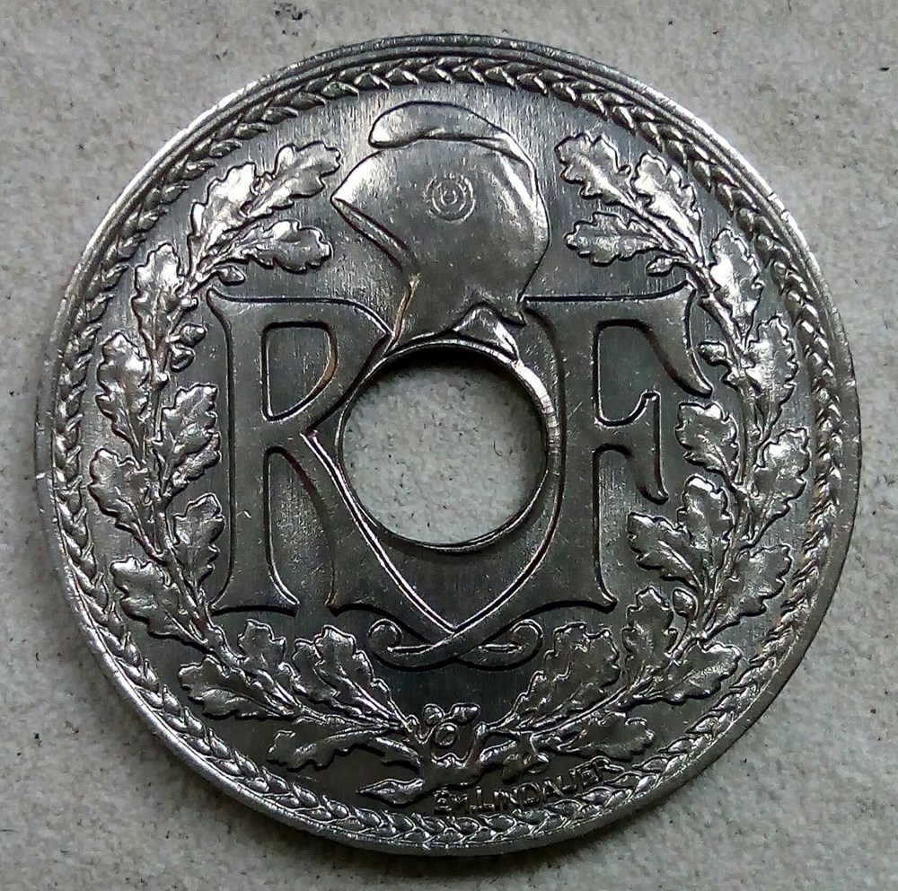 monnaies monde france 25 centimes 1916 souligne