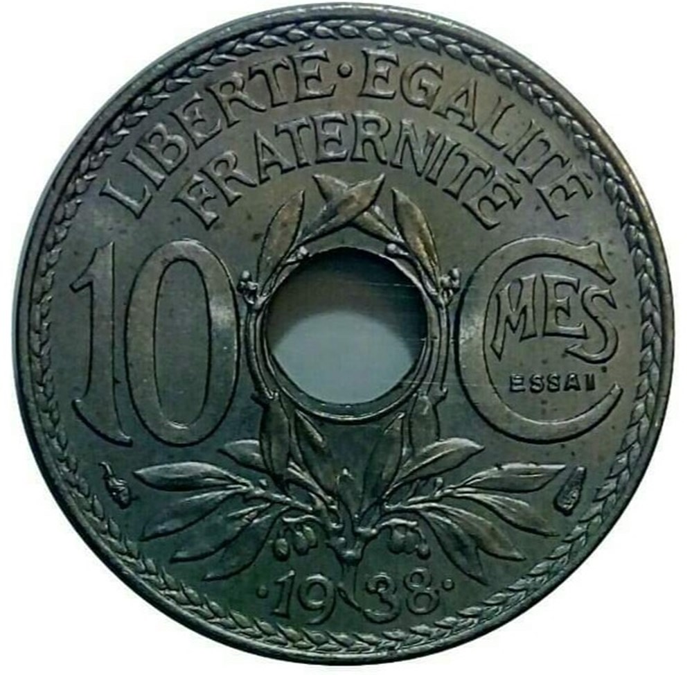 10 centimes • 1938 • essai monnaies monde france 10 centimes 1938 essai