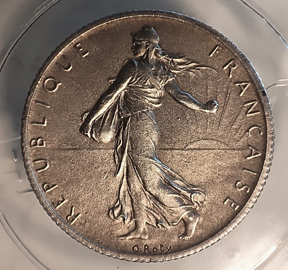 2 francs 1900 flan mat monnaies monde france 2 francs 1900 flan mat