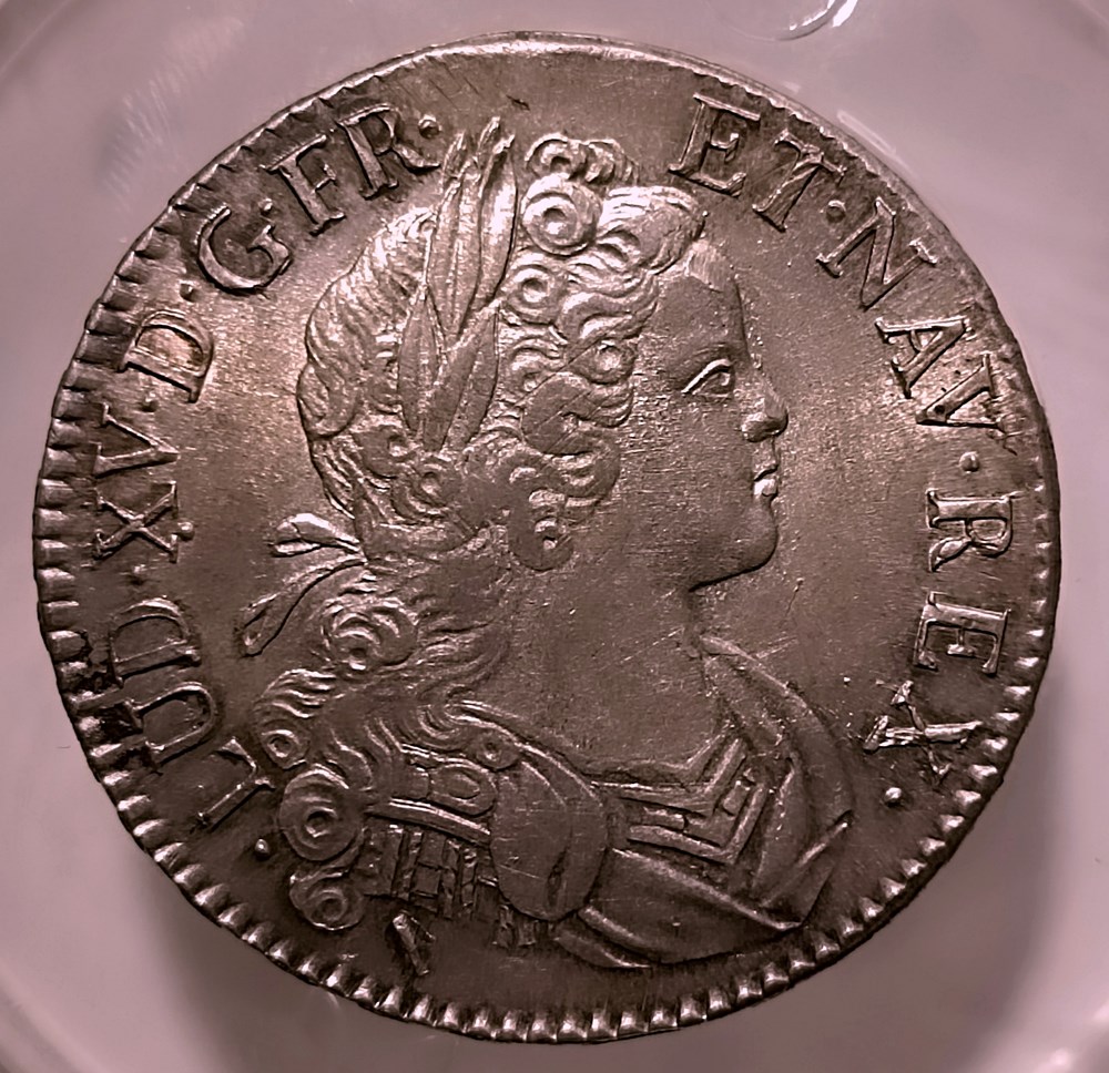 monnaies europe medievale royales ecu 1718 w de france navarre