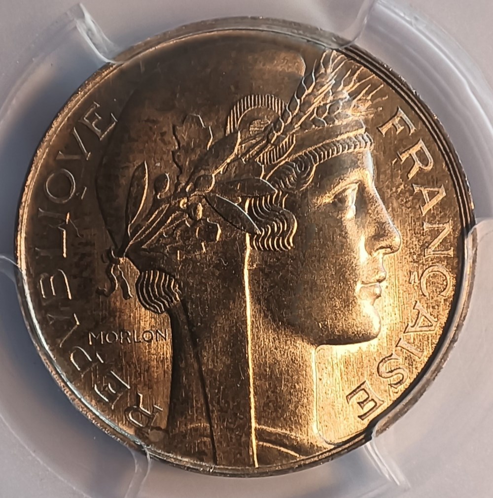 1 franc épreuve CDC/Morlon cupro nickel monnaies monde france 1 franc epreuve cdc morlon cupro nickel