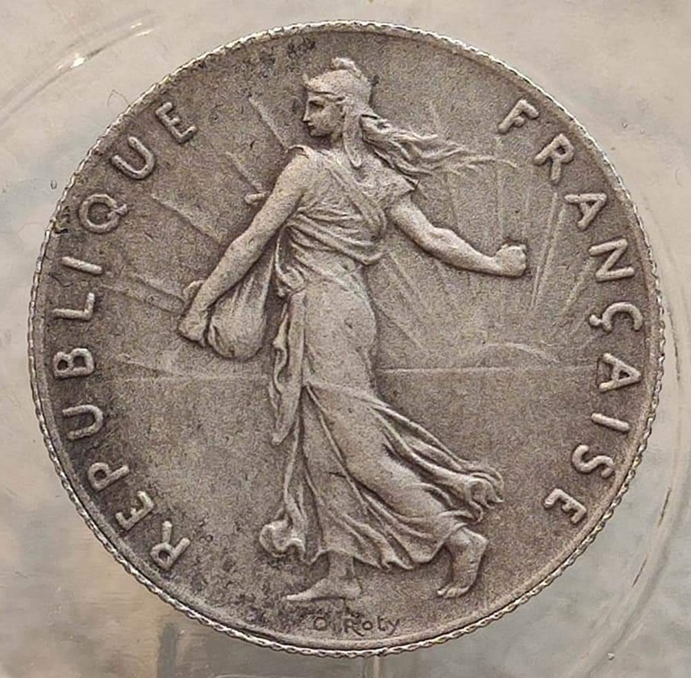 monnaies monde france 50 centimes 1897 flan mat ms65