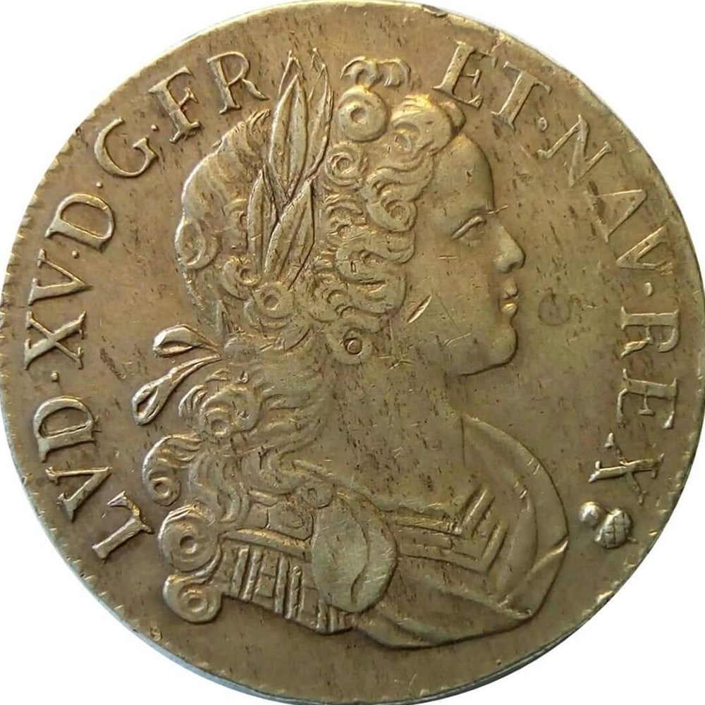 monnaies europe medievale royales ecu 1718 s de france navarre