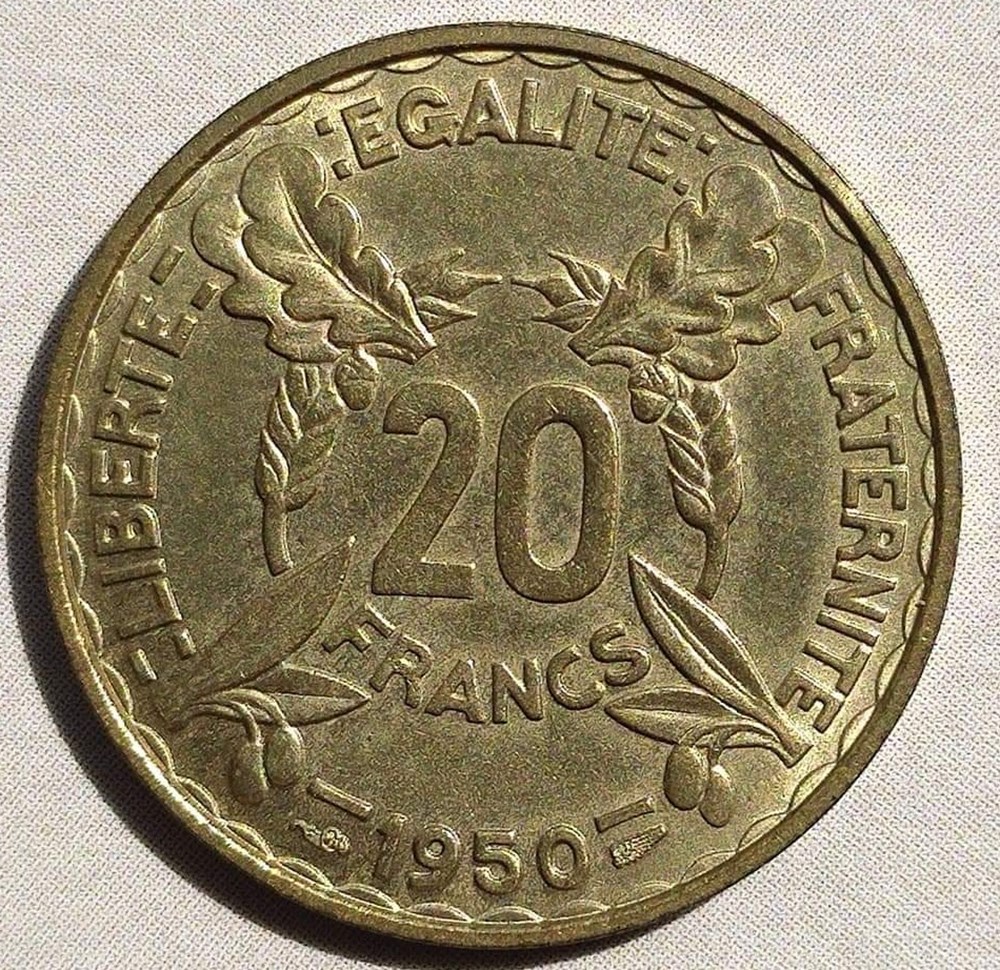20 francs 1950 Turin pré-serie concours monnaies monde france 20 francs 1950 turin pre serie concours