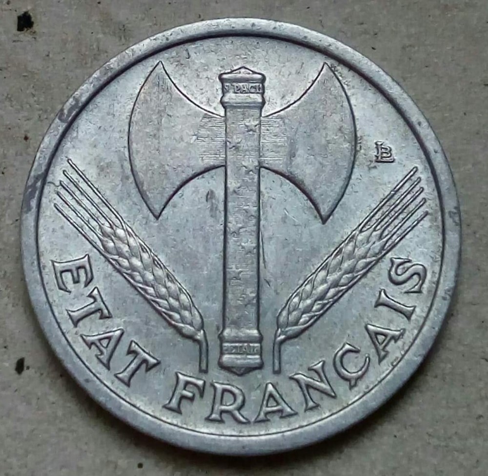 1 franc 1943 poids fort monnaies monde france 1 franc 1943 poids fort