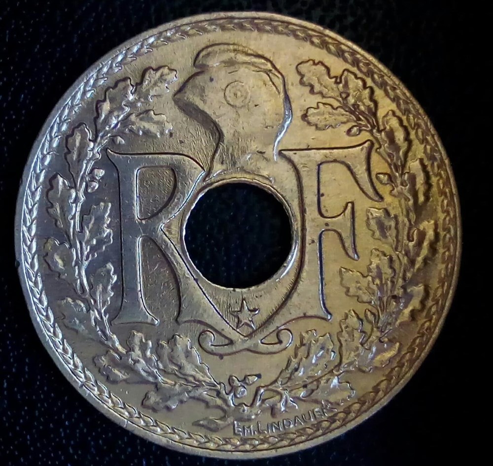 monnaies monde france 5 centimes 1938 etoile