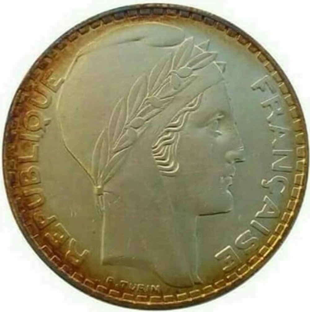 20 francs 1936 monnaies monde france 20 francs 1936
