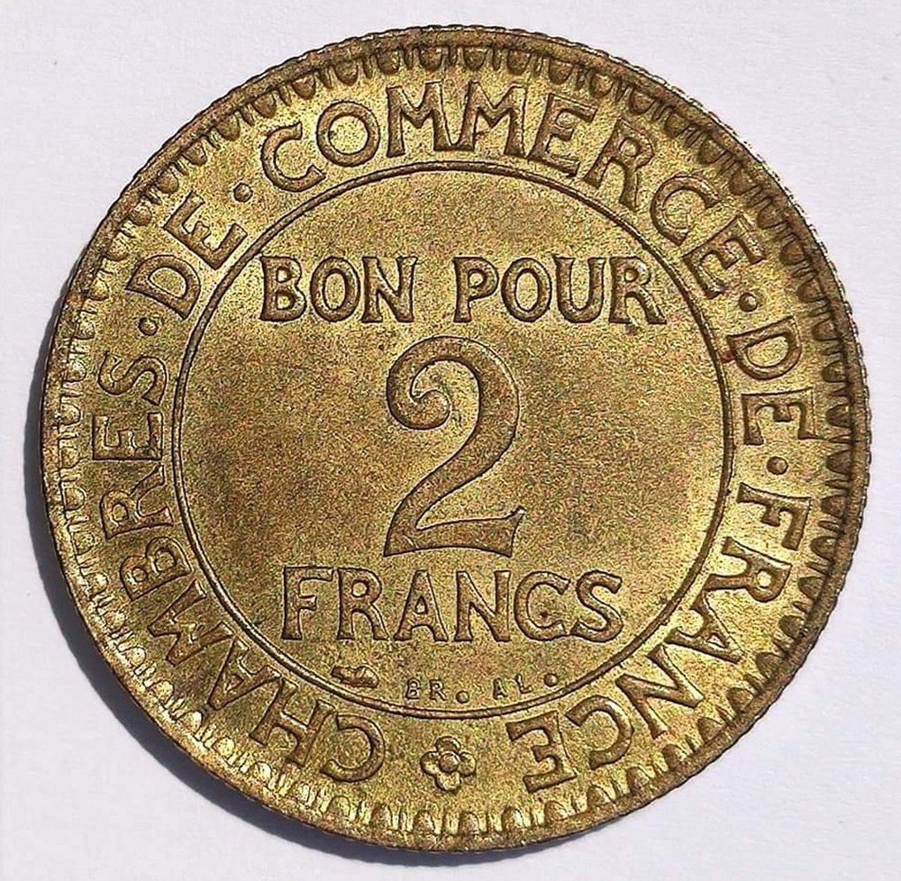 2 francs 1927 MS63 monnaies monde france 2 francs 1927 ms63