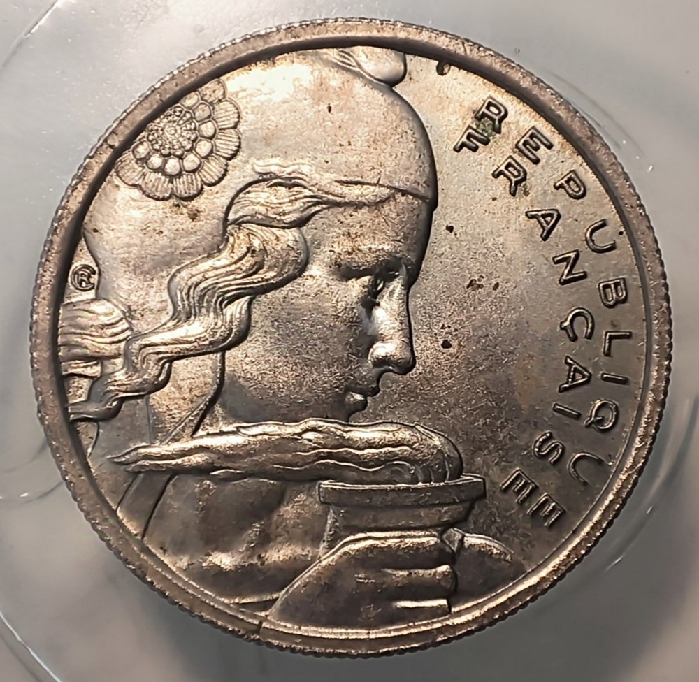 100 francs 1958 chouette MS62 monnaies monde france 100 francs 1958 chouette ms62