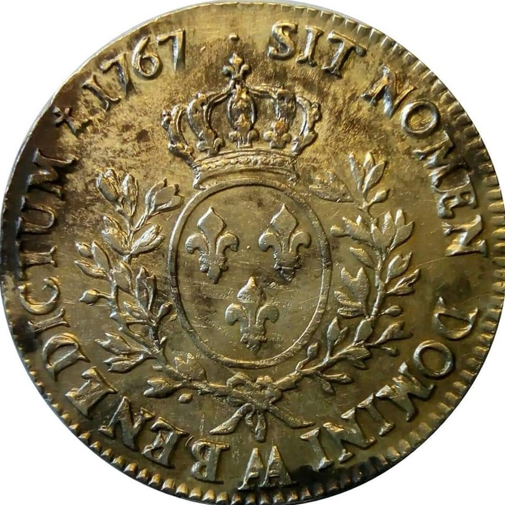 monnaies europe medievale france royales ecu 1767 aa au bandeau