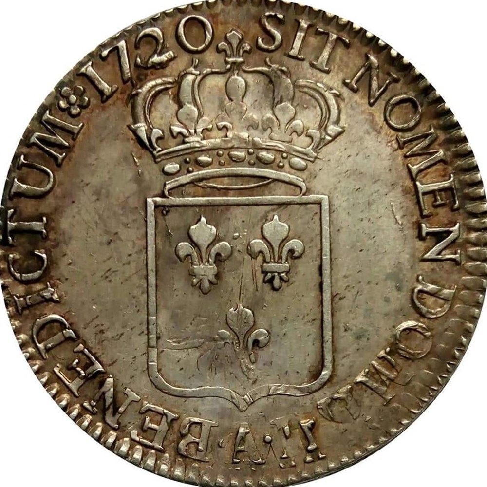 monnaies europe medievale royales ecu 1720 a de france