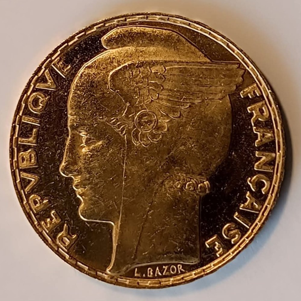 100 francs 1935 flan bruni monnaies monde france 100 francs 1935 flan bruni