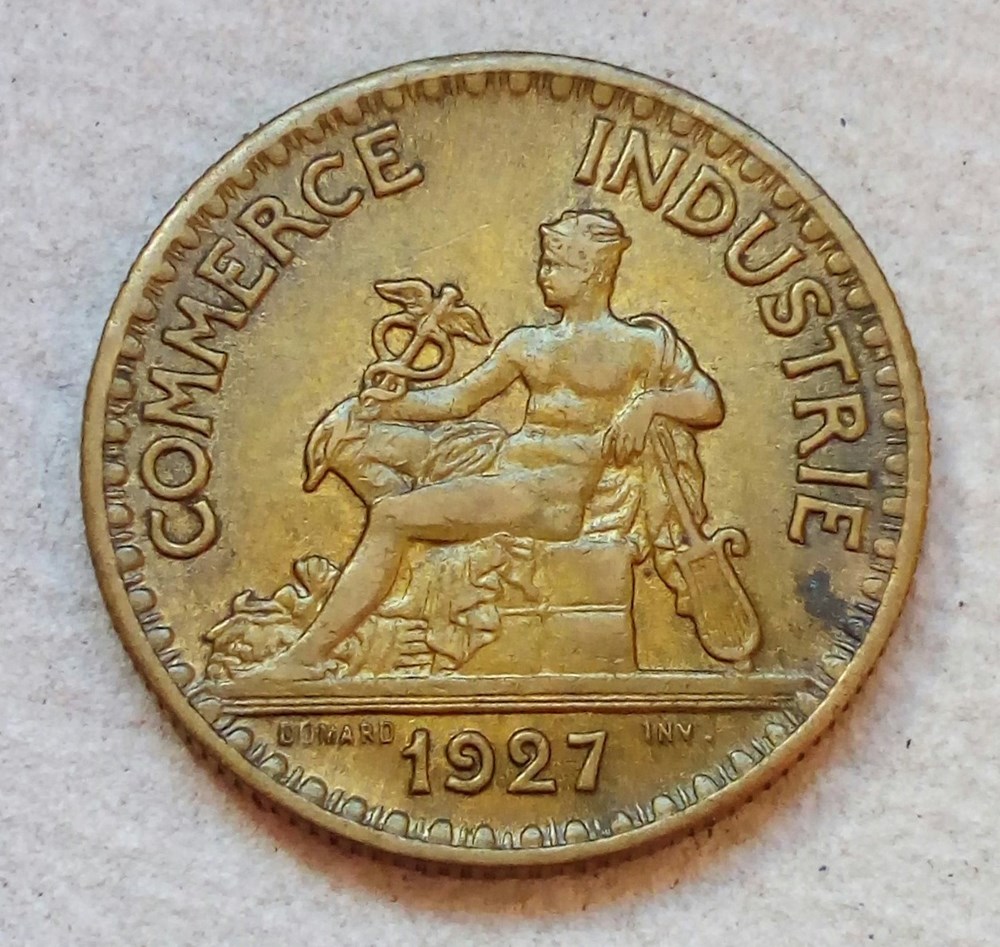 2 francs 1927 monnaies monde france 2 francs 1927
