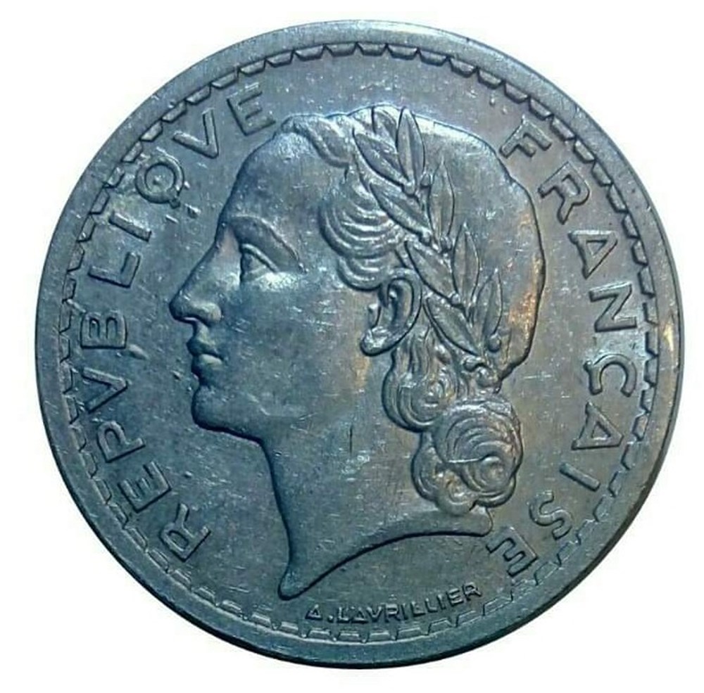 5 francs 1945 fermé monnaies monde france 5 francs 1945 ferme