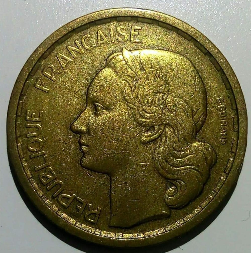 50 francs 1950 pré-serie au listel large monnaies monde france 50 francs 1950 pre serie au listel large