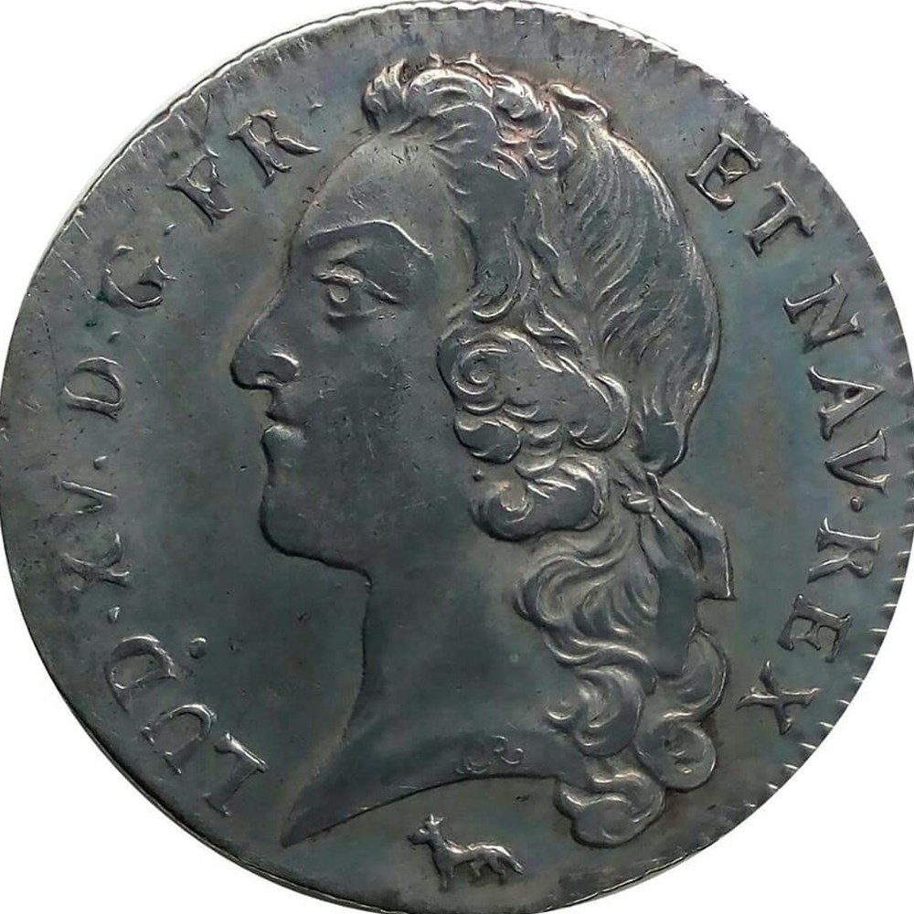 1/5 écu 1753 A au bandeau monnaies europe medievale france royales 1 5 ecu 1753 a au bandeau