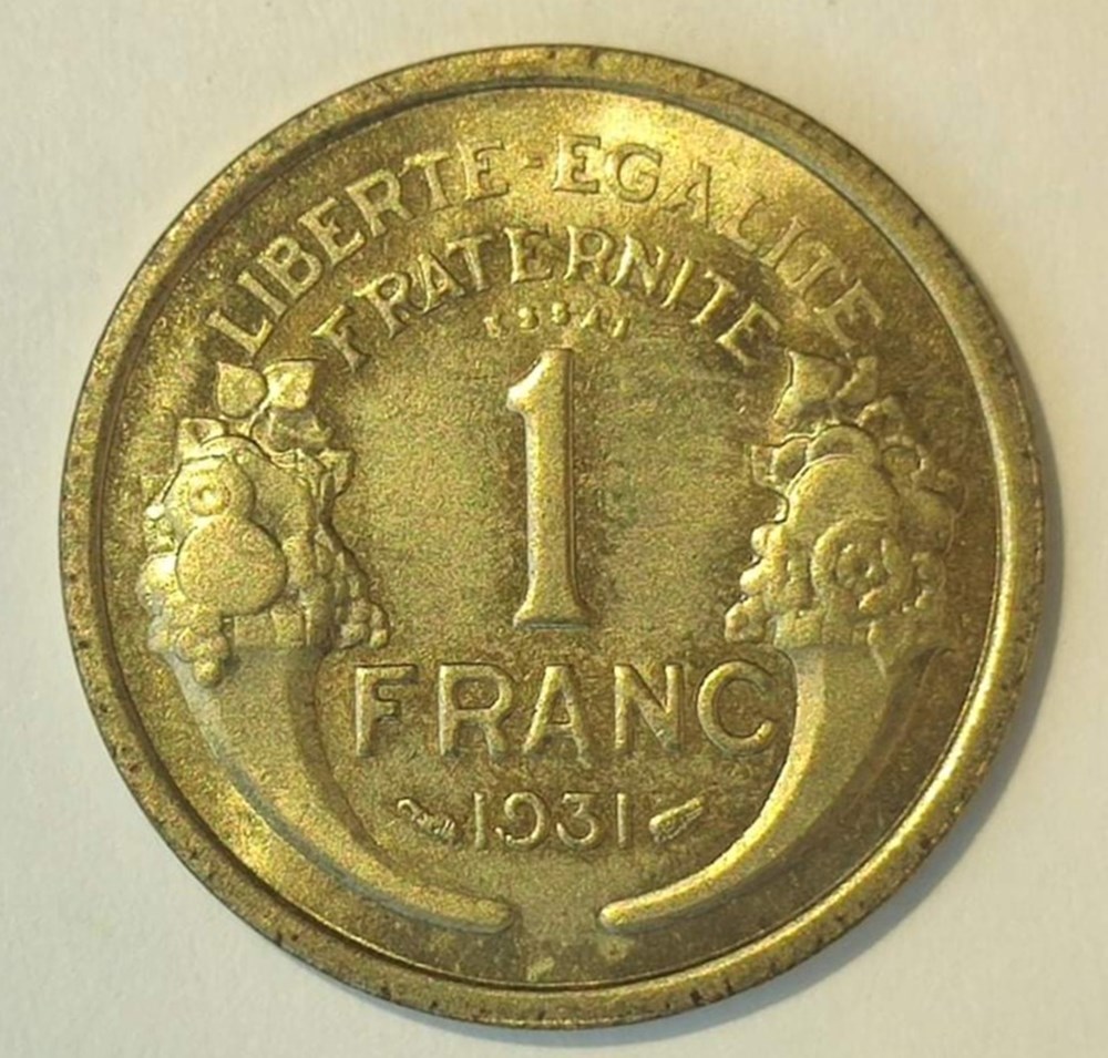 1 franc 1931 essai monnaies monde france 1 franc 1931 essai