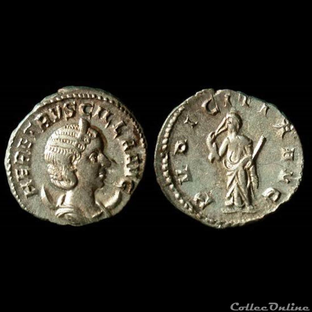 Herennia Etruscilla, AR Antoninianus coin ancient roman herennia etruscilla ar antoninianus