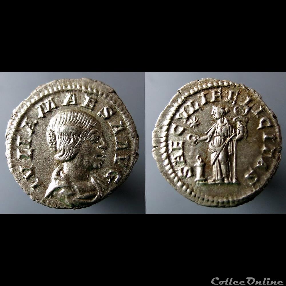 Julia Maesa, AR Denarius coin ancient roman julia maesa ar denarius