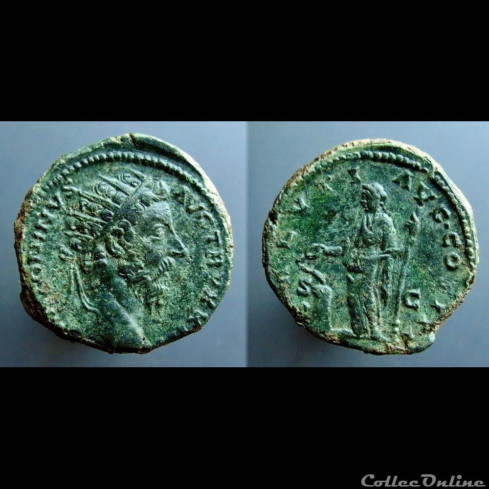 Marcus Aurelius, AE Dupondius coin ancient roman marcus aurelius ae dupondius