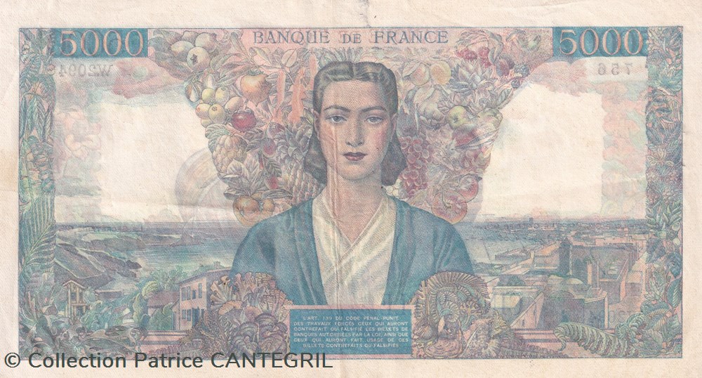 5.000 Francs Empire Francais 18 04 1946 Sup Pick 103 C billets europe france 5 000 francs empire francais 18 04 1946 sup pick 103 c