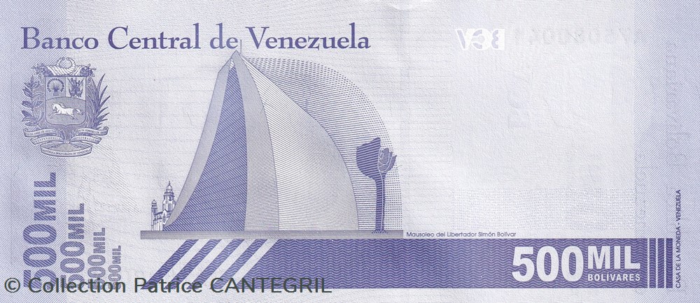 500.000 Bolívares Banco Central de Venezuela 03.09.2020 Unc billets amerique du sud 500 000 bolivares banco central de venezuela 03 09 2020 unc