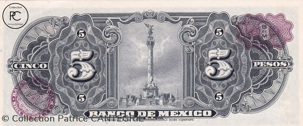 1970 Pick60k.1 5 $ - Peso mexicain Spl billets amerique du nord mexique 1970 pick60k 1 5 peso mexicain spl