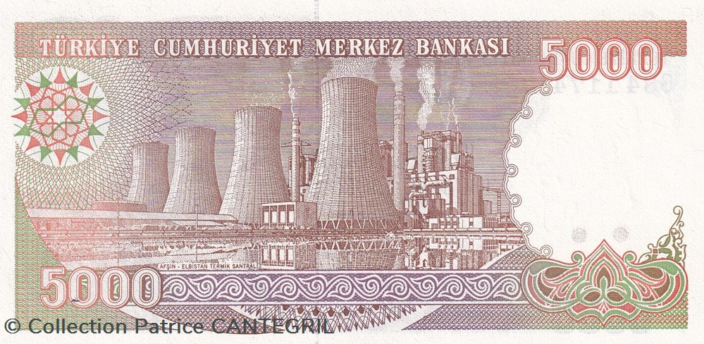 1970 Pick 198 5.000 Türk Lirası Unc billets asie turquie 1970 pick 198 5 000 turk liras unc