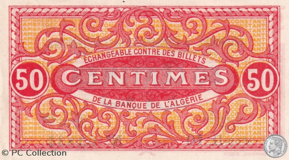 140-23- 13/4/1920 Constantine 50 Centimes Cdc Séries D10 billets afrique algerie 140 23 13 4 1920 constantine 50 centimes cdc series d10
