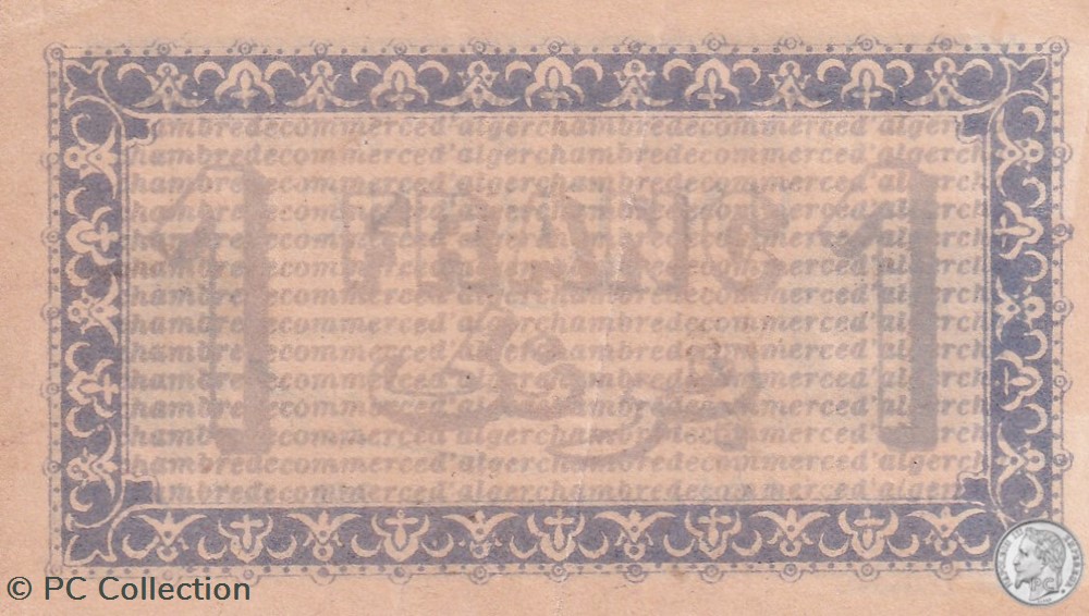 137-15-13/7/1920 Alger 1 Franc Cdc.(1) billets afrique algerie 137 15 13 7 1920 alger 1 franc cdc 1
