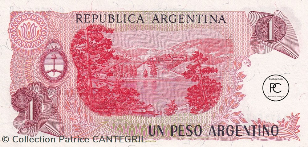billets amerique du sud argentine 1984 pick311a 2 1 a peso argentin unc