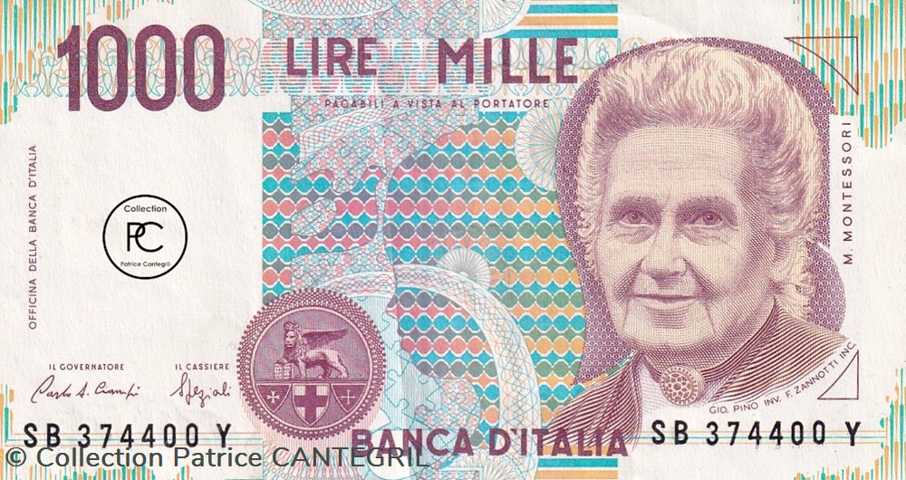 1.000 Lire Banca d'Italia 03.10.1990 Unc Pick 114a billets europe italie 1 000 lire banca italia 03 10 1990 unc pick 114a