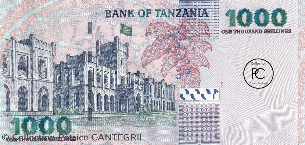2006 Pick36b 1 000 TSh - Shilling tanzanien Unc billets afrique 2006 pick36b 1 000 tsh shilling tanzanien unc
