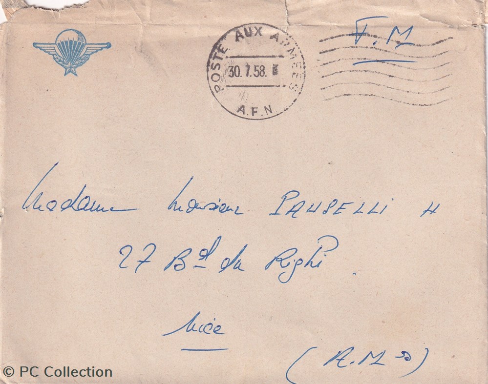 30-7-1958 Archives Para Pauselli documents anciens 30 7 1958 archives para pauselli