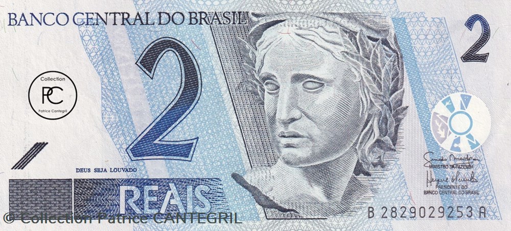 2008 Pick249e 2 R$ - Réal brésilien Unc billets amerique du sud 2008 pick249e 2 r real bresilien unc