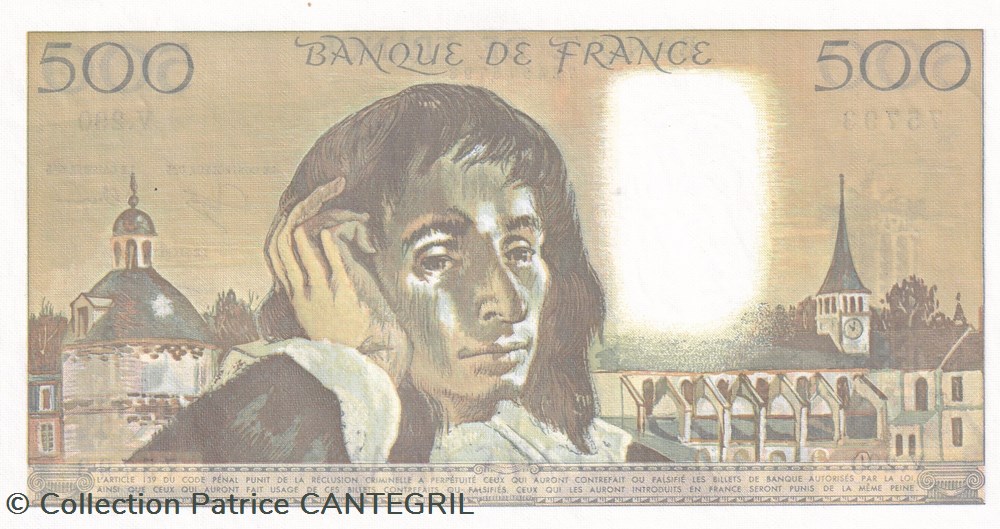 500 Francs Pascal 2.2.1989 V.290 Neuf billets europe france 500 francs pascal 2 2 1989 v 290 neuf
