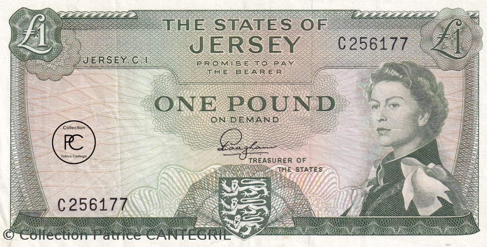 1963 Pick8a 1 £ - Livre de Jersey TTB billets europe 1963 pick8a 1 livre de jersey ttb