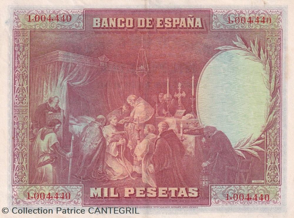 billets europe espagne 1928 pick 78 1 000 pesetas banco de espana