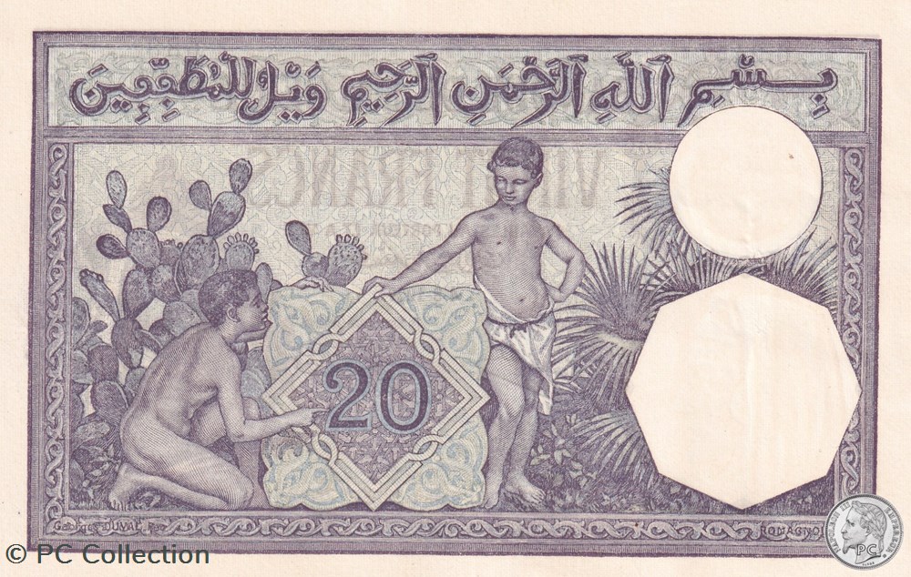 1927 Pick78b 20 Franc algérien 688 SPL billets afrique 1927 pick78b 20 franc algerien 688 spl
