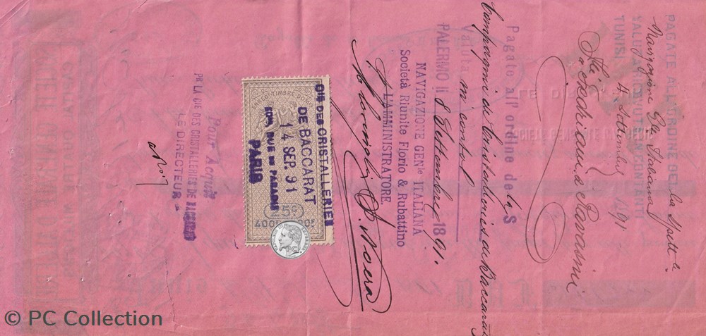 COLONIE ALGÉRIE LETTRE DE CHANGE 04.09.1891 BANQUE SOCIÉTÉ GENERALE FISCAL billets afrique colonie algerie lettre de change 04 09 1891 banque societe generale fiscal