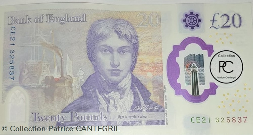billets europe royaume uni 2018 pick396a 20 livre sterling britannique unc