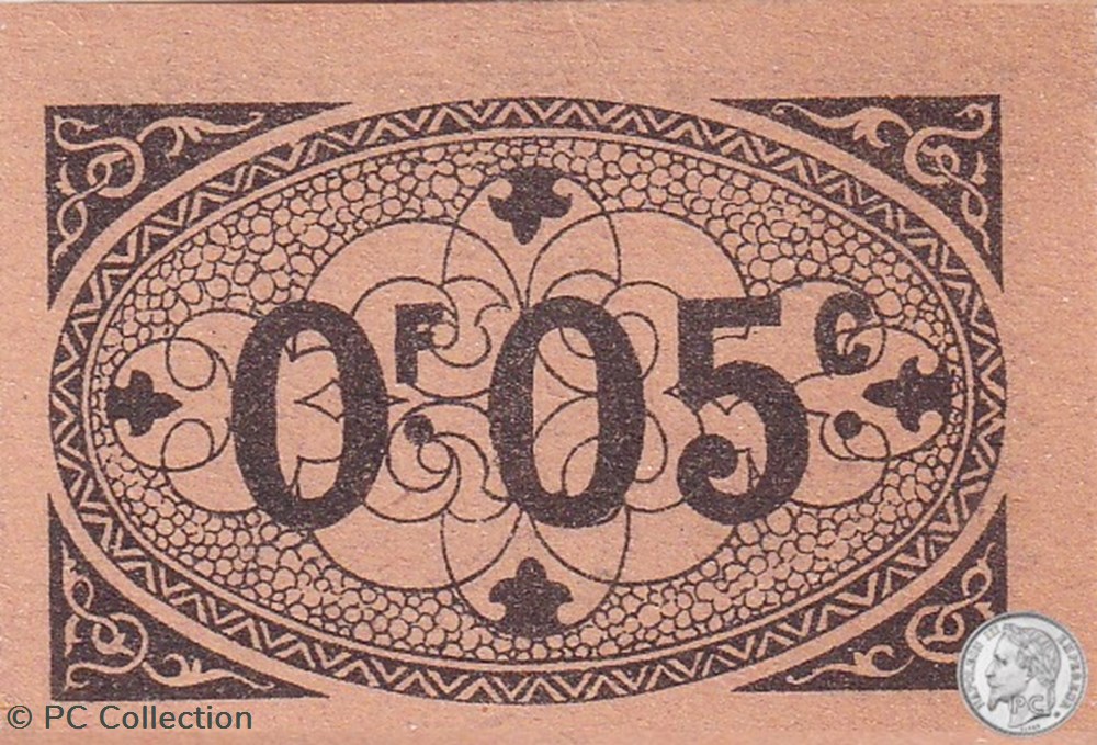 Ville d'Alger- 9/3/1917 10 Centimes Beige (3) billets afrique algerie ville alger 9 3 1917 10 centimes beige 3