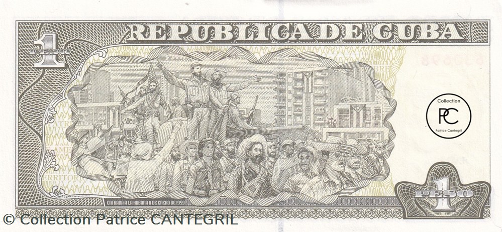 2016 Pick128g 1 $MN - Peso cubain Unc billets amerique centrale et caraibes 2016 pick128g 1 mn peso cubain unc